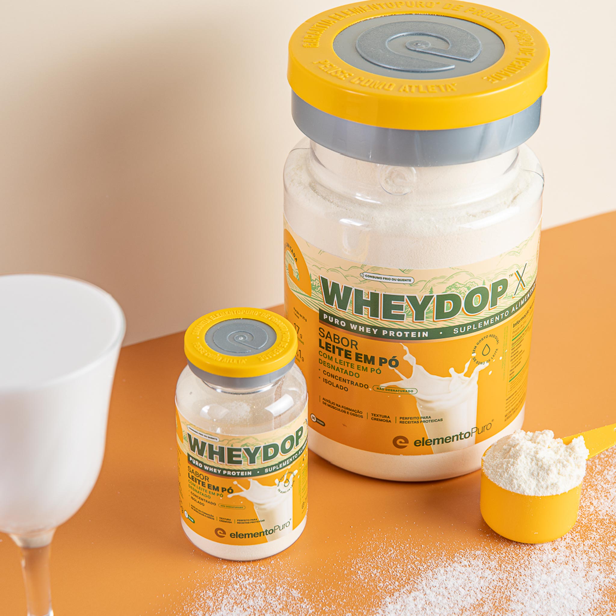 WHEYDOP X Leite em pó 900g
