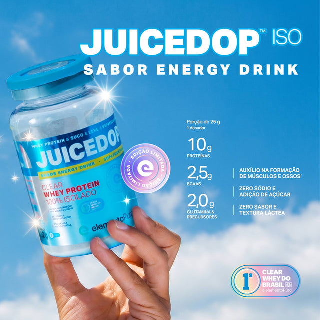 MONODOSE JUICEDOP Clear Whey Protein Energy Drink 12g