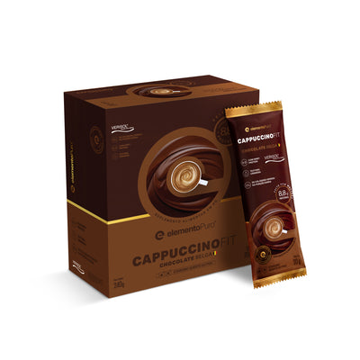 CAPPUCCINOFIT Chocolate Belga Display 240g - 12x20g